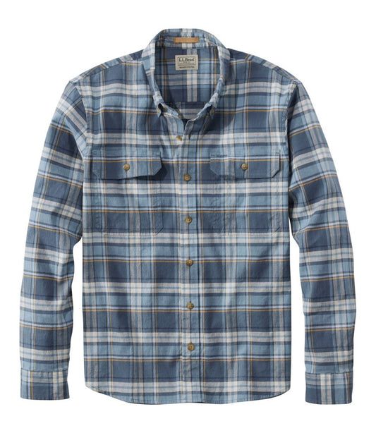 Men's Stonecoast Hemp Shirt, Long-Sleeve, Slightly Fitted Untucked Fit