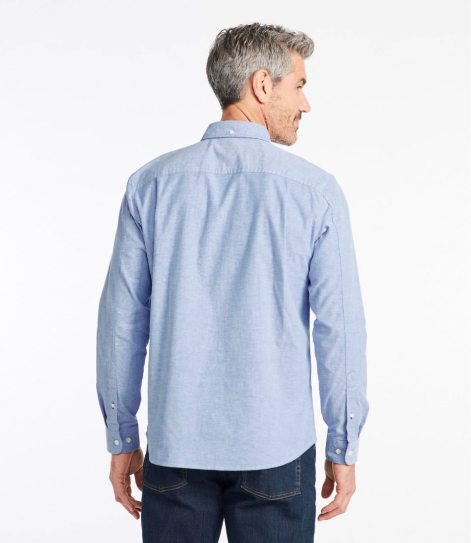 Men's Comfort Stretch® Oxford Shirt, Slightly Fitted Untucked Fit