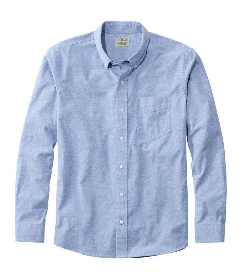 Men's Comfort Stretch® Oxford Shirt, Slightly Fitted Untucked Fit