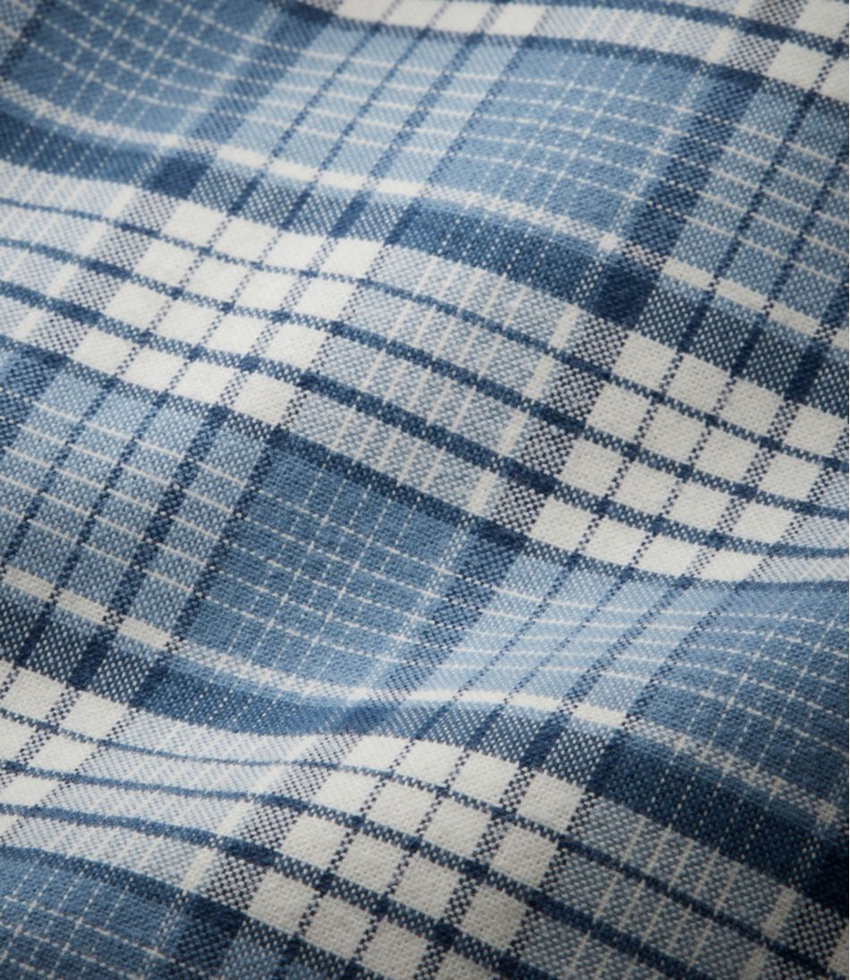 Men's Comfort Stretch® Oxford Shirt, Traditional Untucked Fit, Plaid