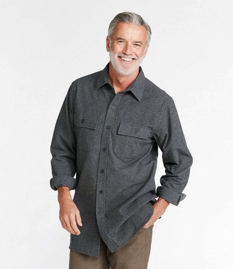 Men's Chamois Shirt, Slightly Fitted