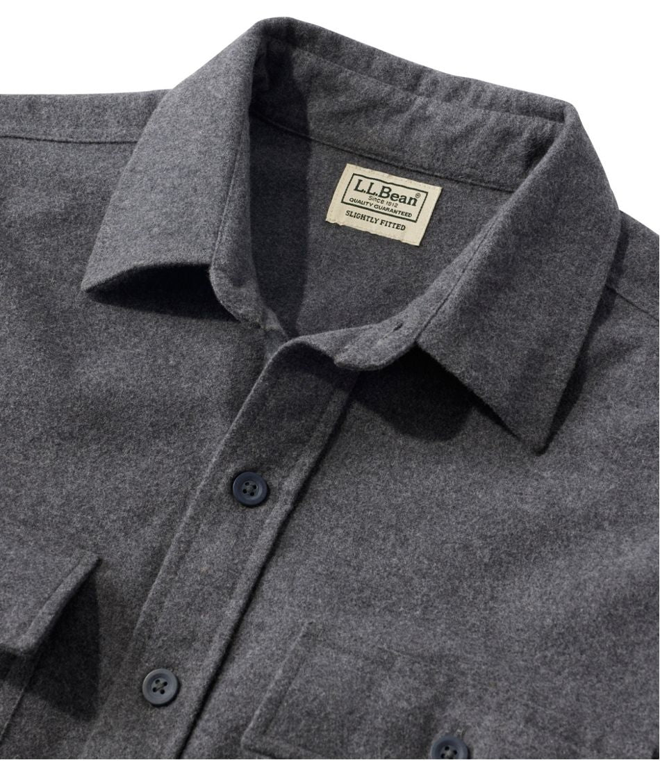 Men's Chamois Shirt, Slightly Fitted