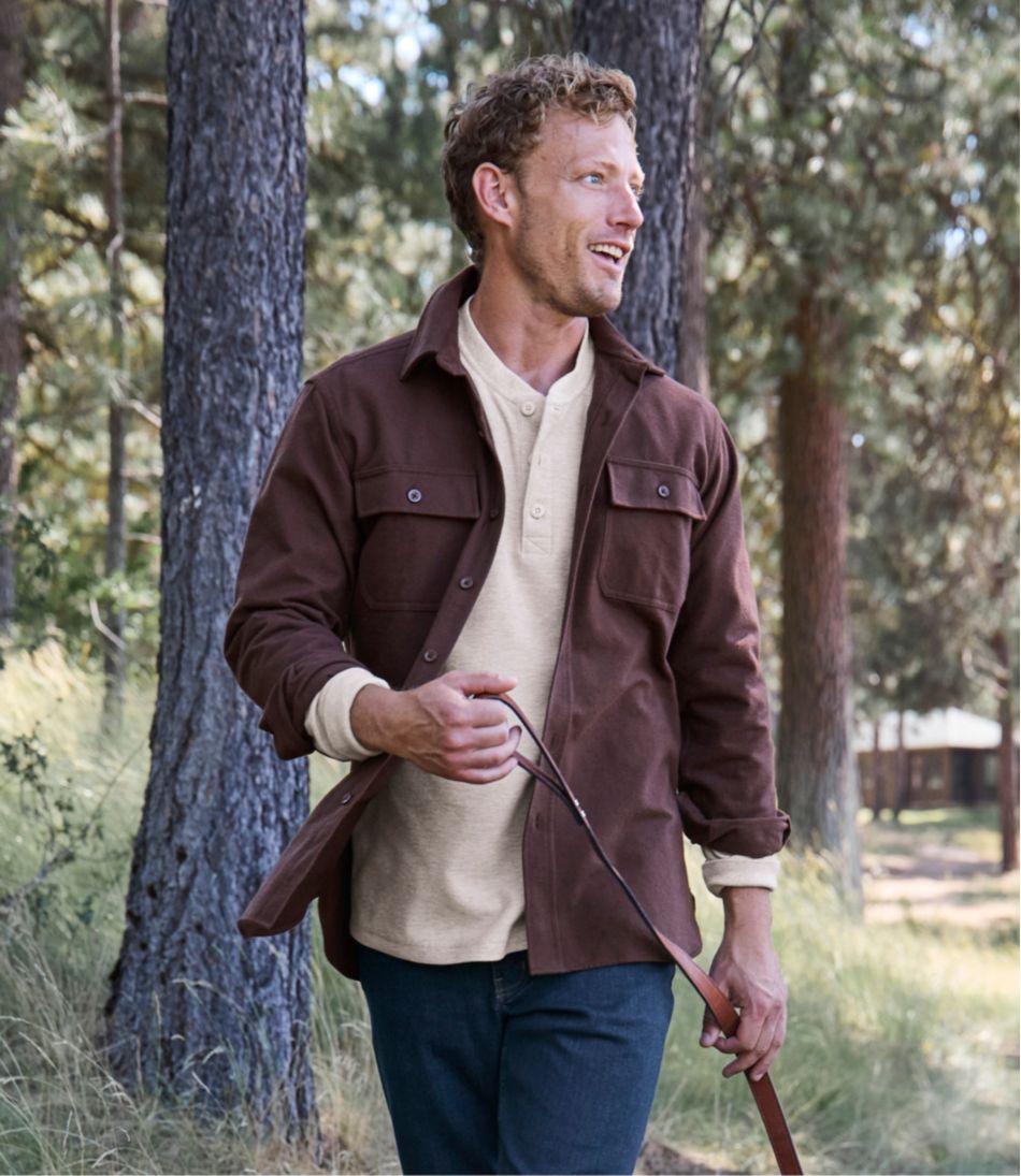 Men's Chamois Shirt, Slightly Fitted