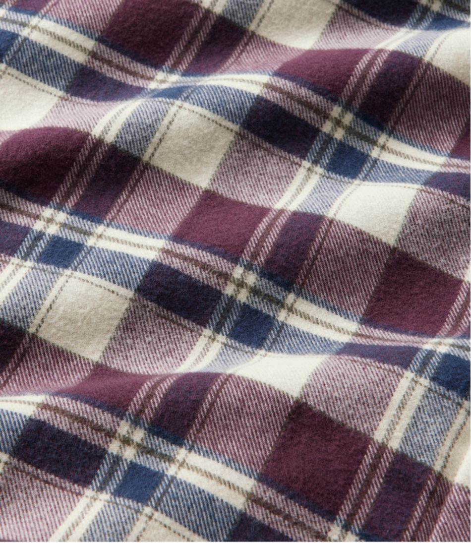 Men's Fleece-Lined Flannel Shirt, Traditional Fit
