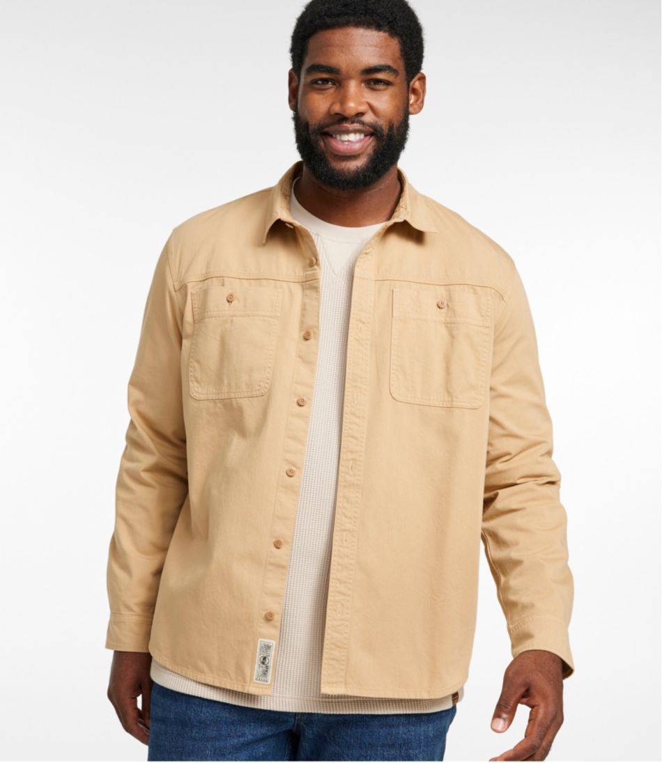 Men's Signature Washed Field Shirt, Slim Fit