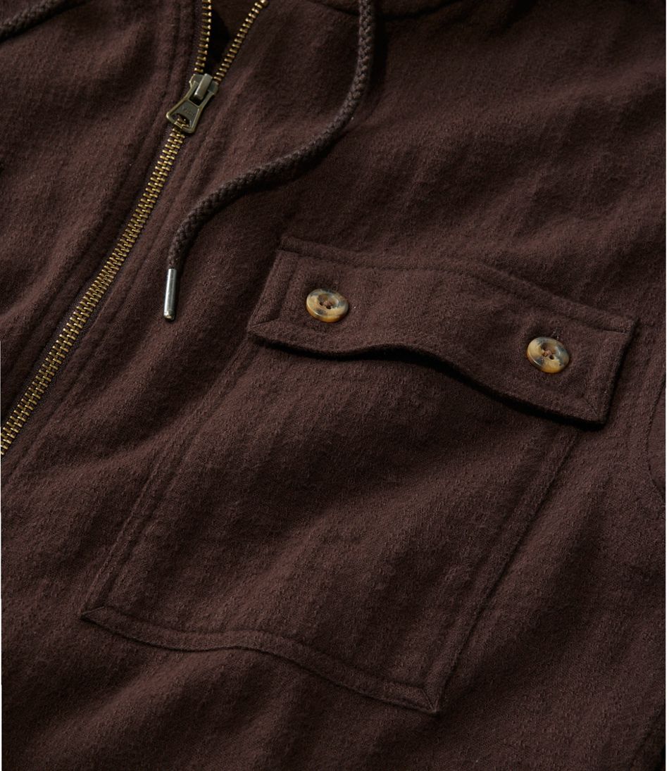 Men's 1912 Field Flannel Shirt, Hooded, Slightly Fitted Untucked Fit