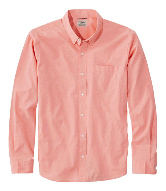 Men's Comfort Stretch Performance® Shirt, Long-Sleeve, Slightly Fitted Untucked Fit