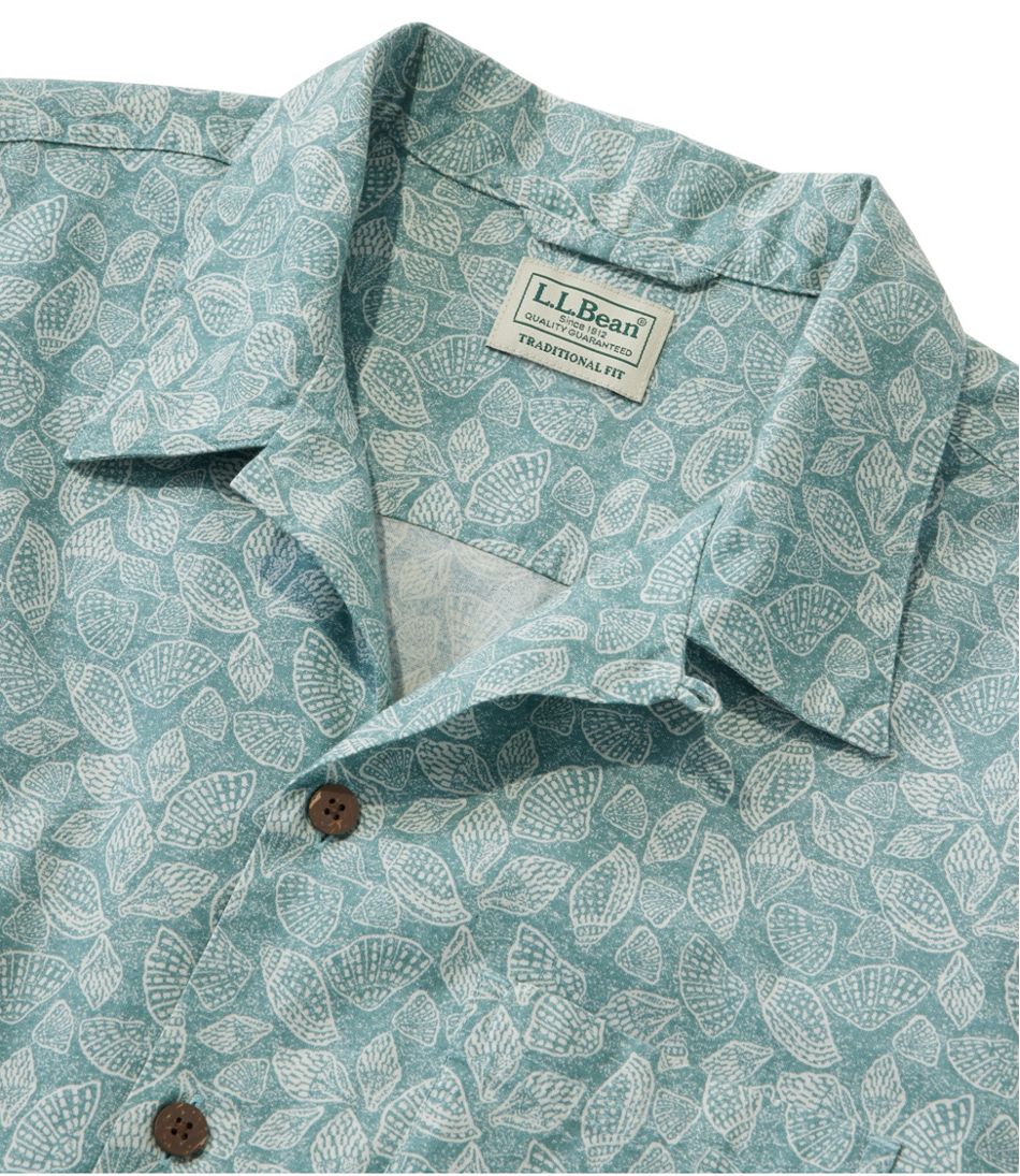 Men's Tropics Shirt, Short-Sleeve Print