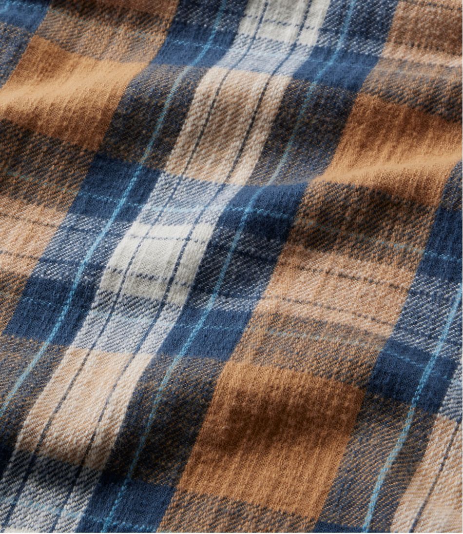 Men's 1912 Field Flannel Shirt, Hooded, Slightly Fitted Untucked Fit, Plaid