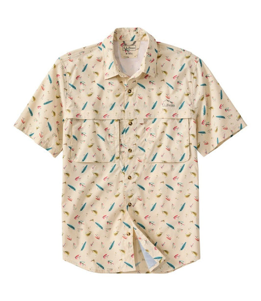Men's Tropicwear Shirt, Short-Sleeve Print