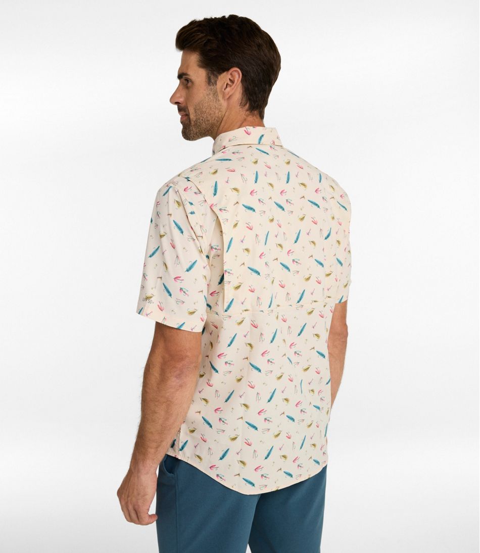 Men's Tropicwear Shirt, Short-Sleeve Print