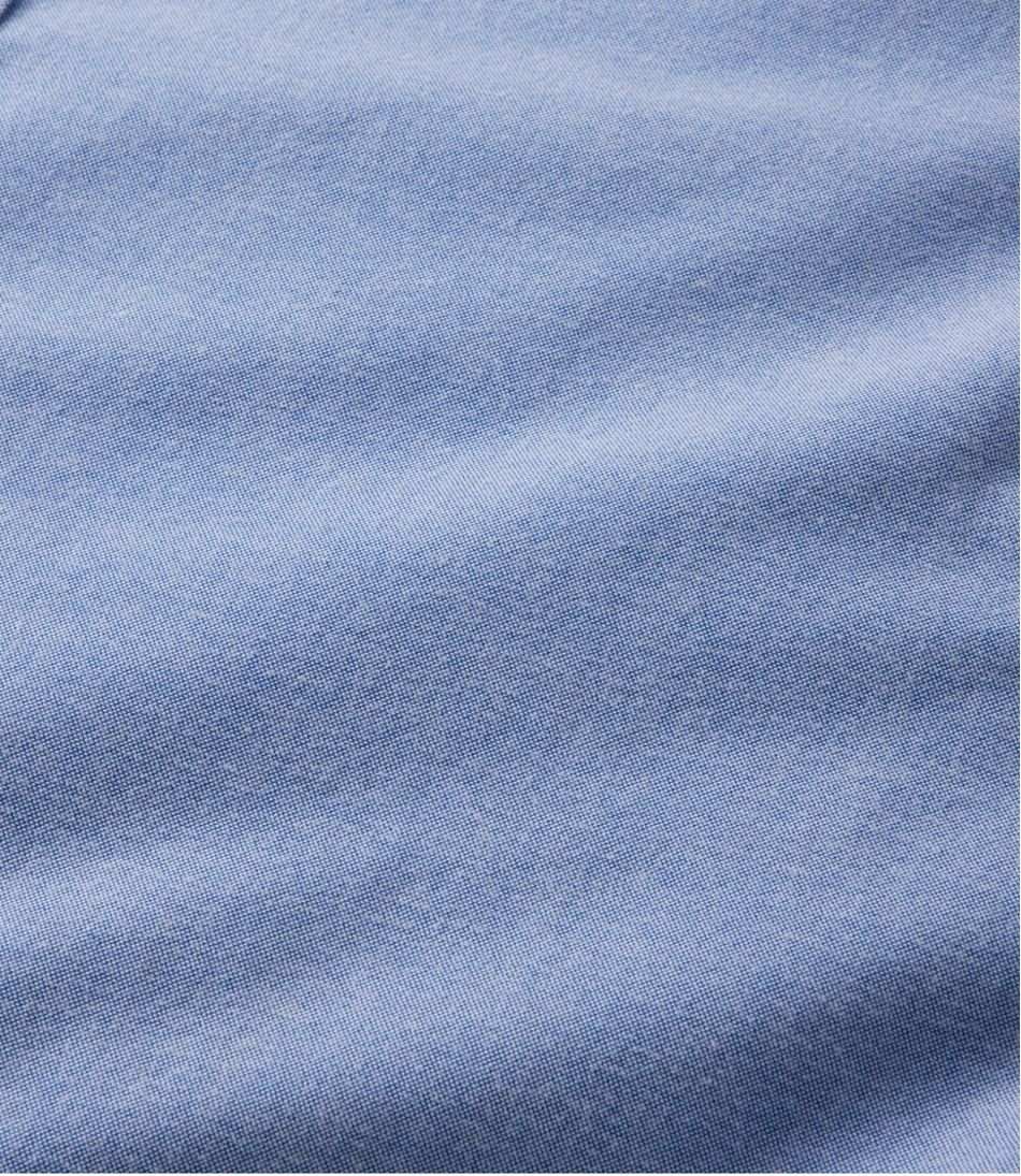 Men's Comfort Stretch® Oxford Shirt, Slightly Fitted Untucked Fit, Short-Sleeve