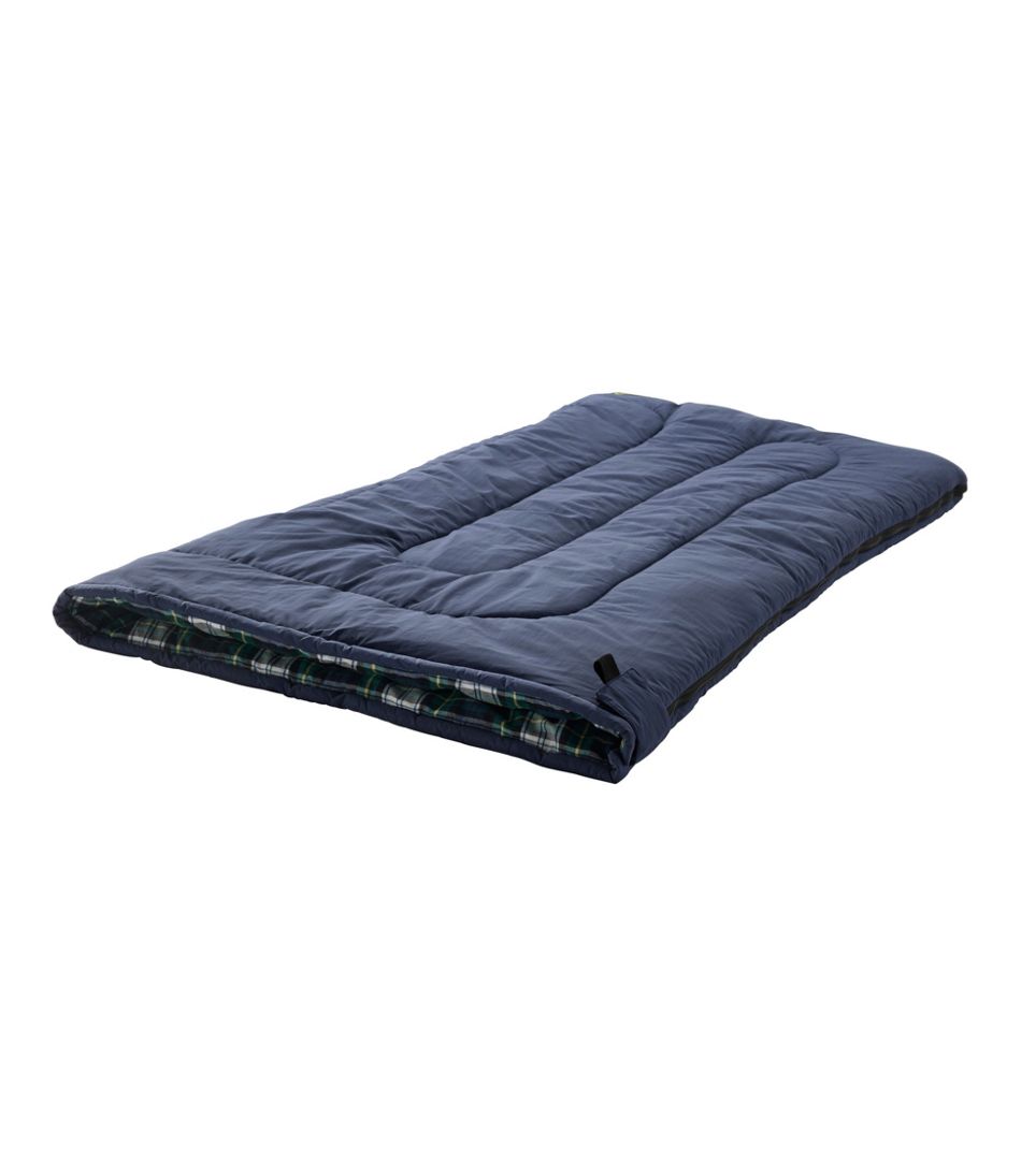 Kids' Flannel Lined Camp Sleeping Bag, 40°