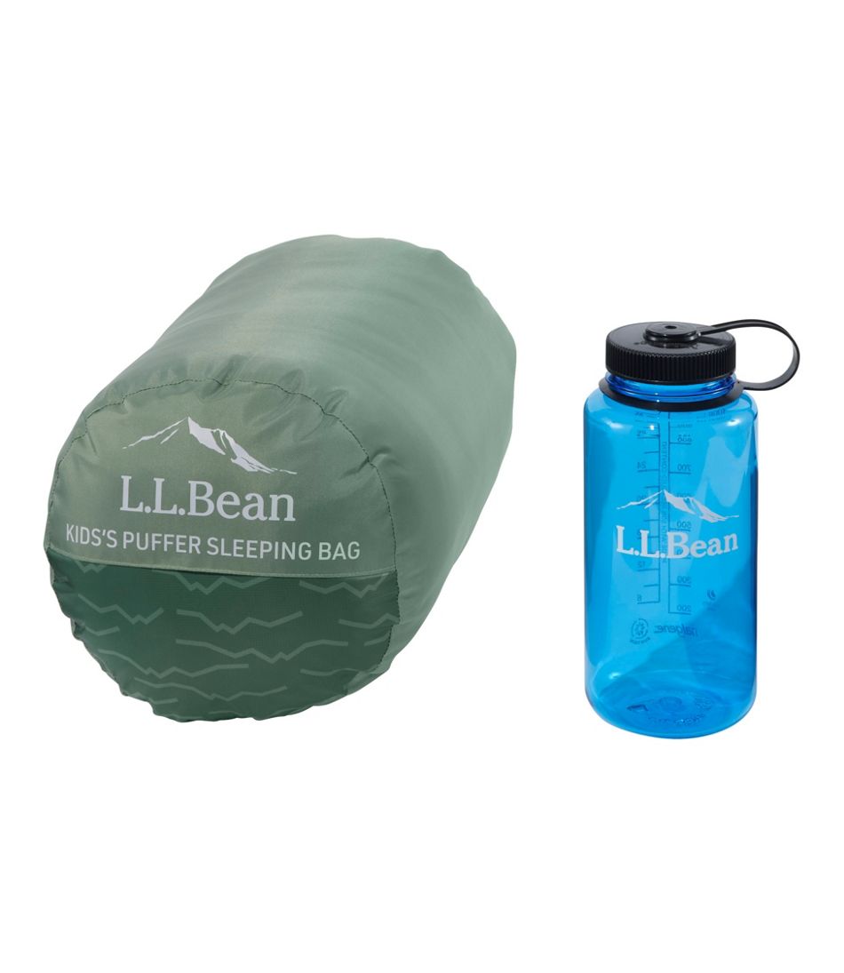 Kids' Puffer Sleeping Bag, 40° Print