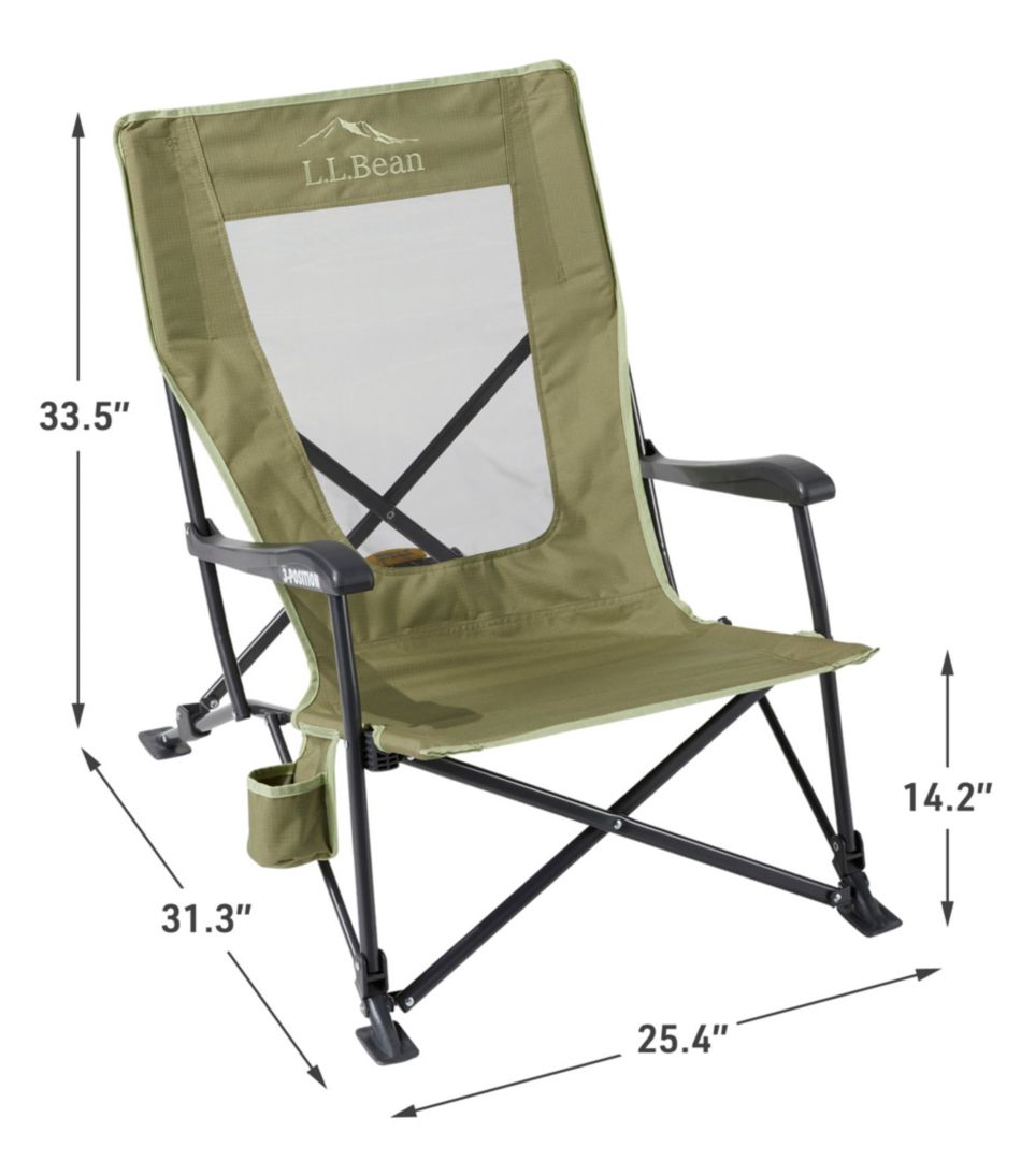 Easy Comfort Camp Chair, Low