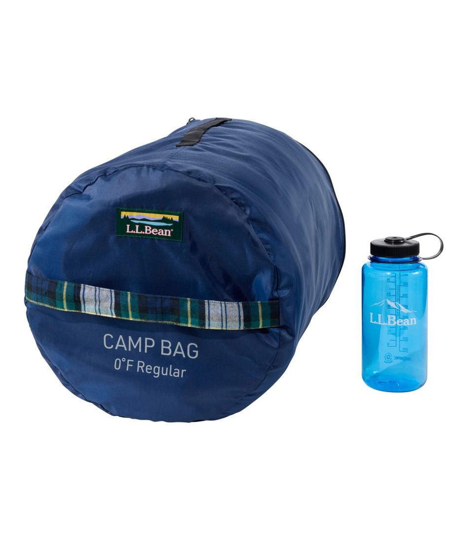 Flannel Lined Camp Sleeping Bag, 0°
