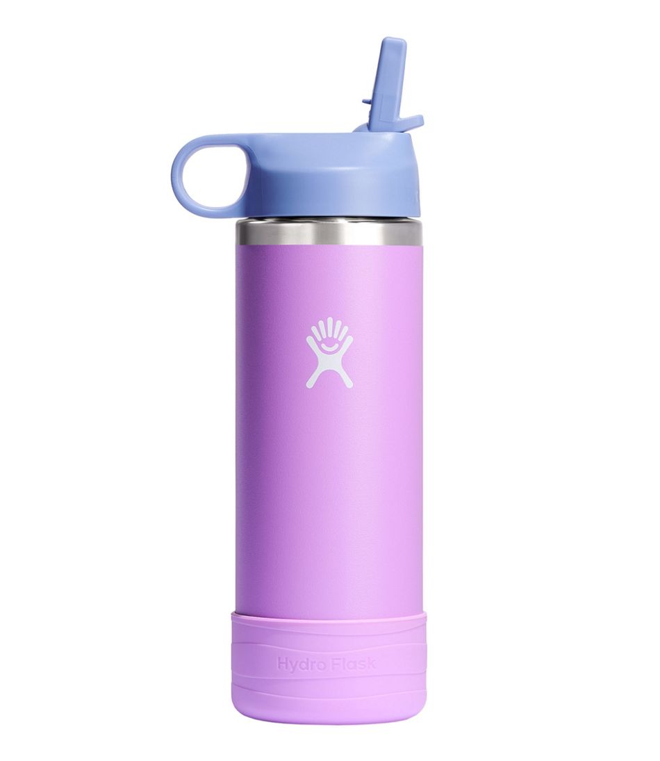 Kids' Hydro Flask Wide Mouth Straw Cap And Boot, 18 oz.