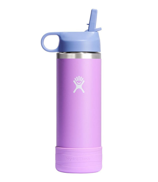 Kids' Hydro Flask Wide Mouth Straw Cap And Boot, 18 oz.