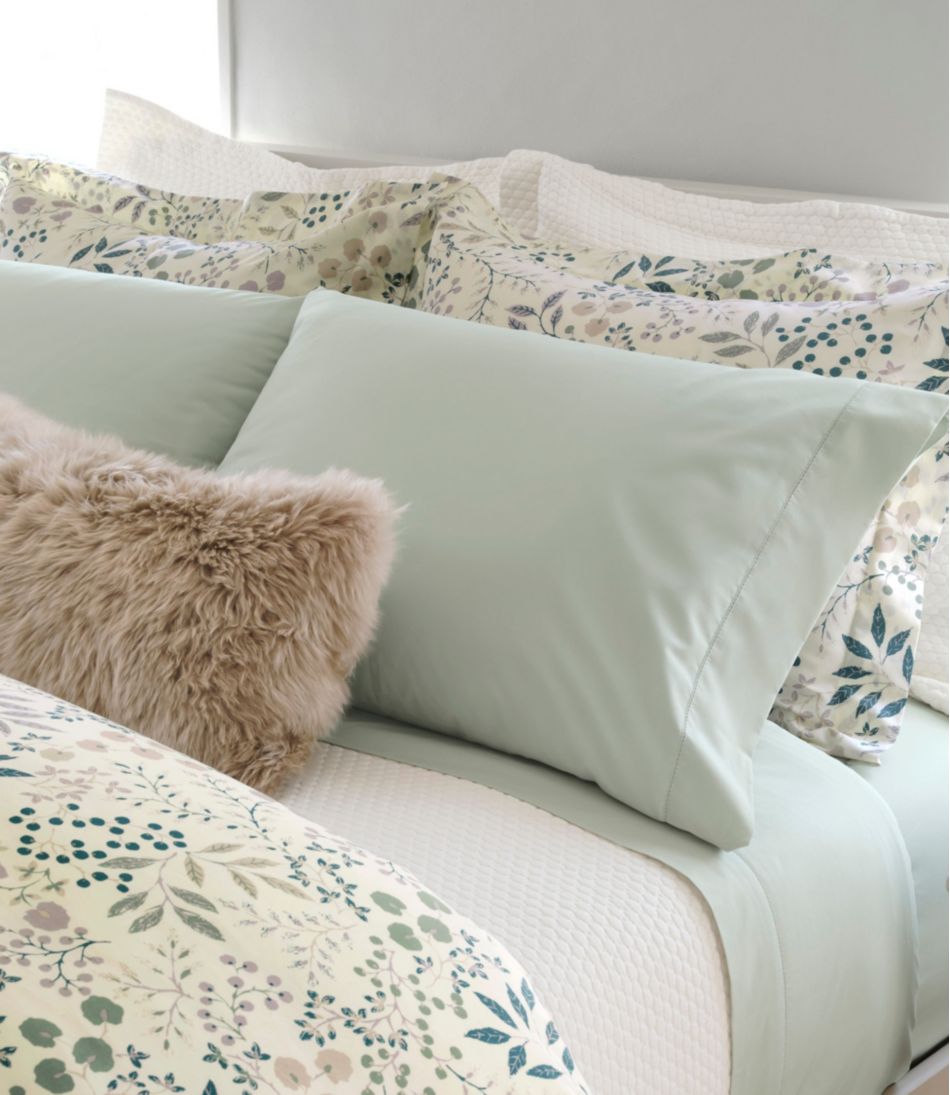 280-Thread-Count Pima Cotton Percale Pillowcases, Set of Two