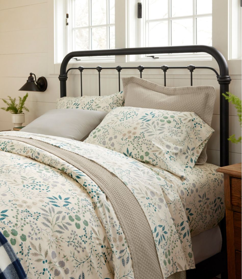 280-Thread-Count Pima Cotton Percale Sheet Set, Print