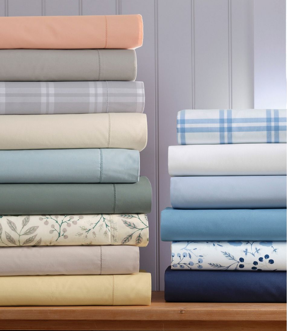 280-Thread-Count Pima Cotton Percale Sheet Set, Print