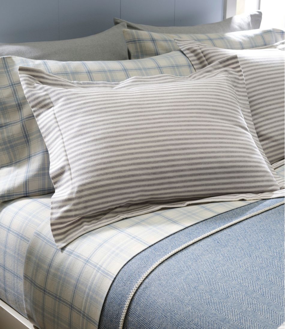 Ultrasoft Comfort Flannel Comforter Cover Collection, Stripe