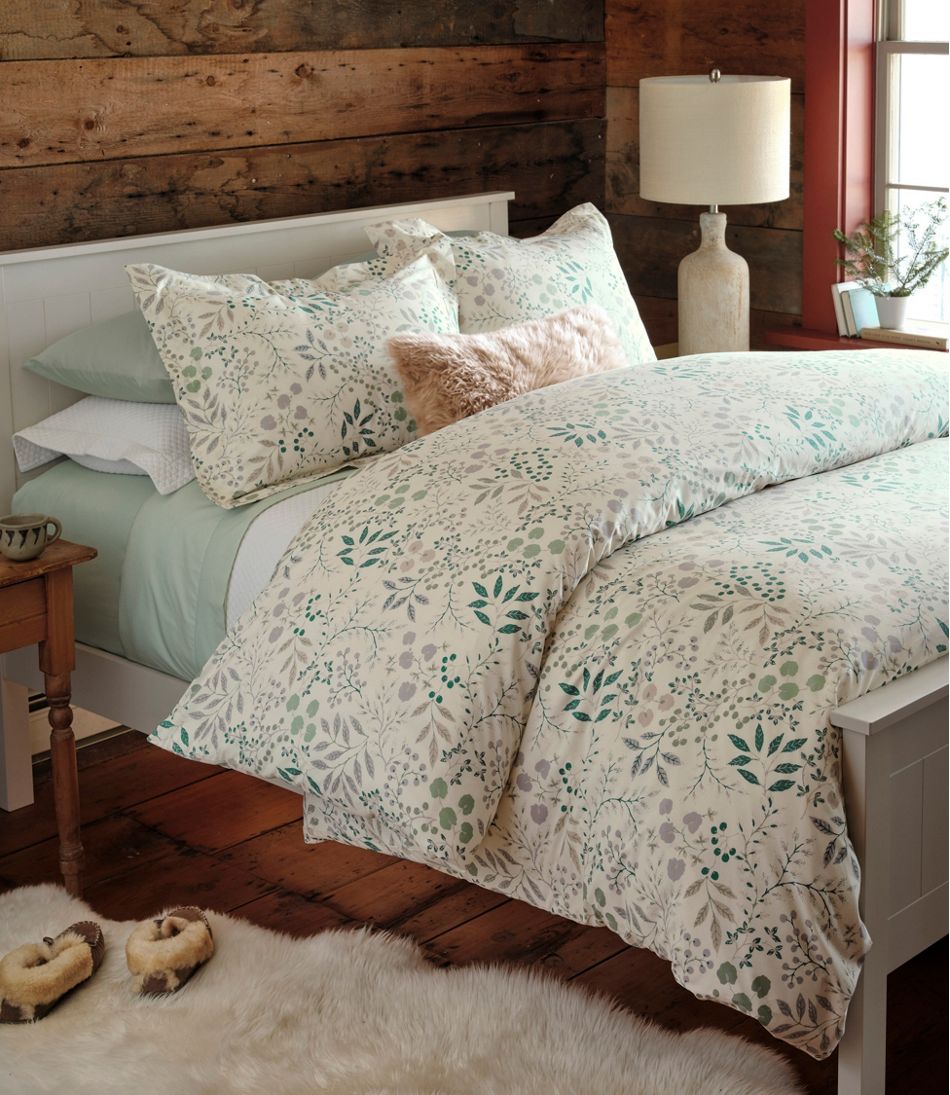 280-Thread-Count Pima Cotton Percale Comforter Cover Collection, Print