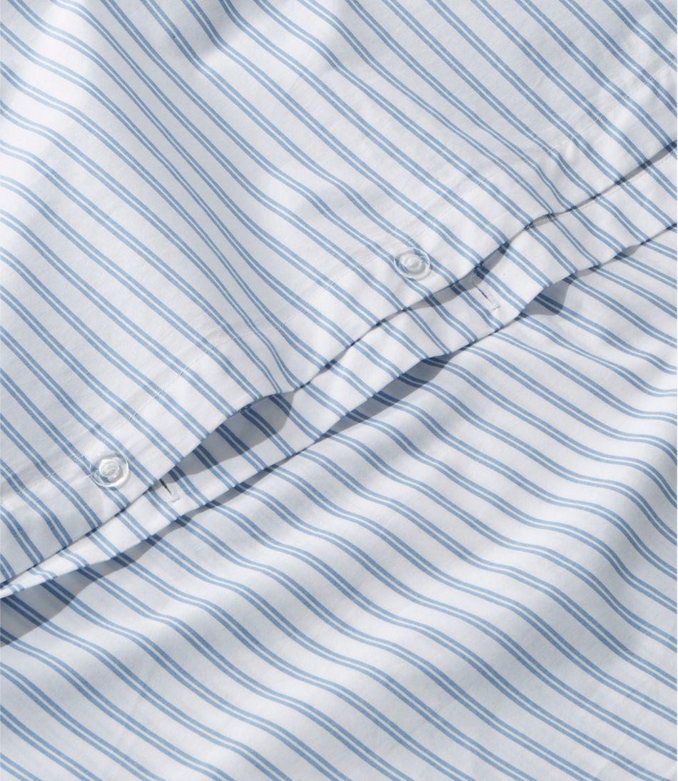 Premium Egyptian Percale Comforter Cover Collection, Stripe