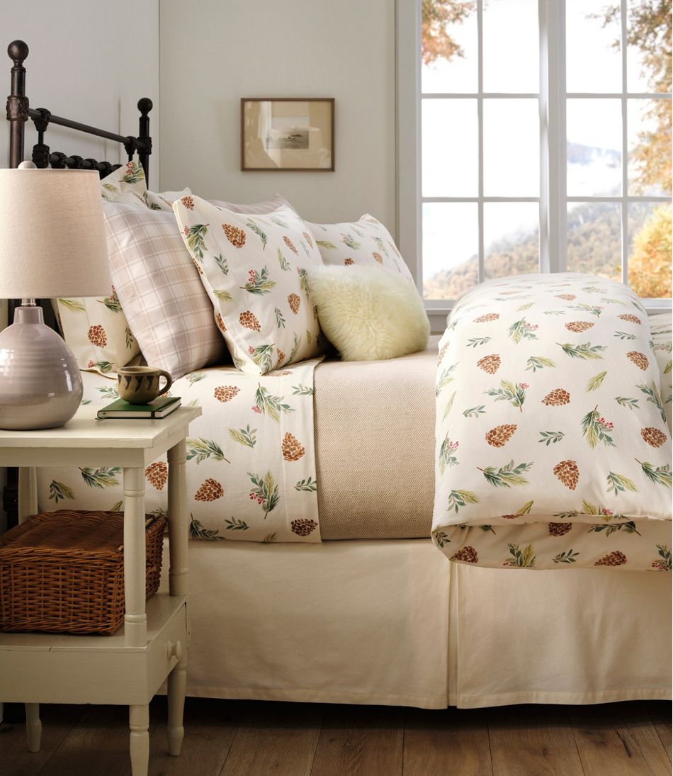 Evergreen Flannel Comforter Cover Collection