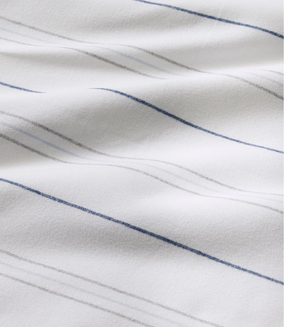 Organic Flannel Sheet Collection, Stripe
