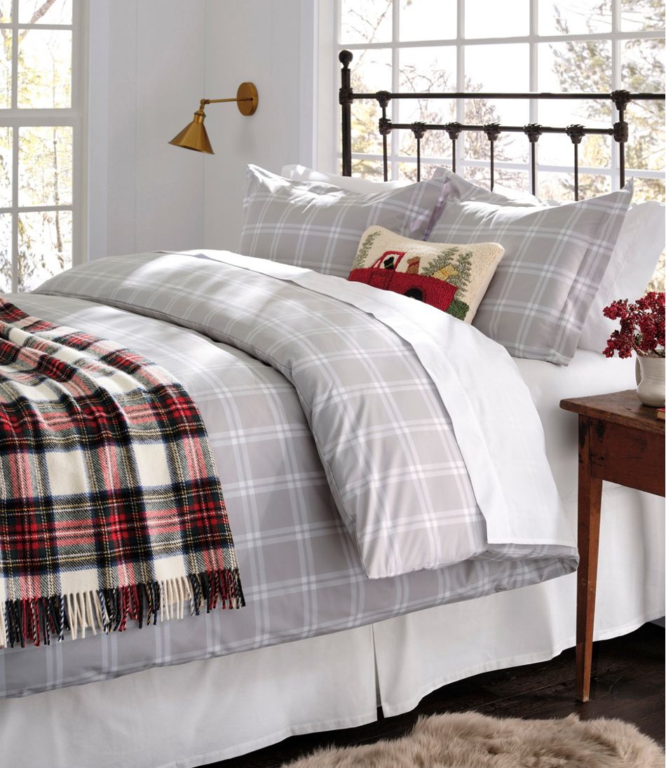 Washable Wool Throw, Plaid 54" x 60"
