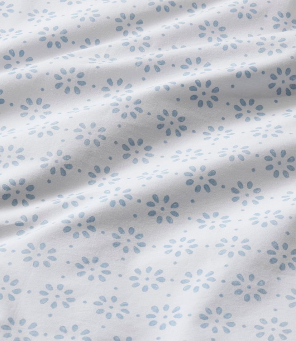 Sunwashed Percale Sheet Collection, Print