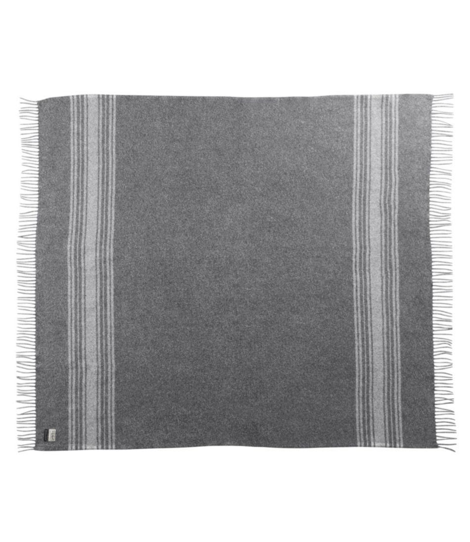 Washable Wool Throw, Striped