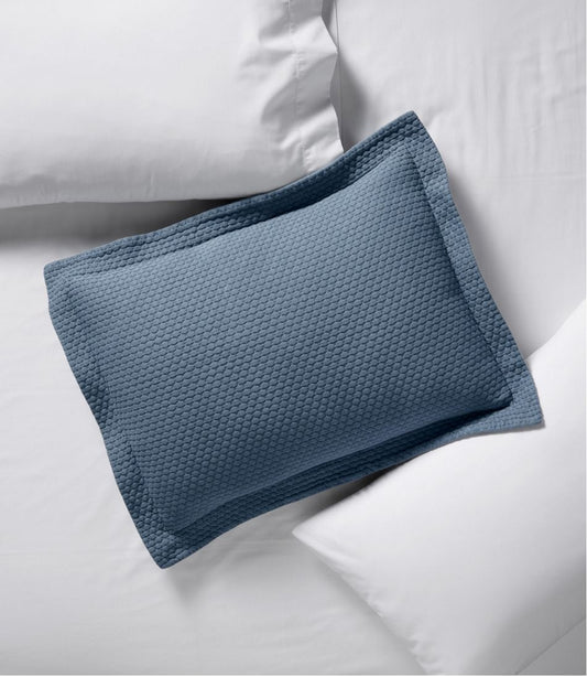 Organic Honeycomb Matelassé Sham