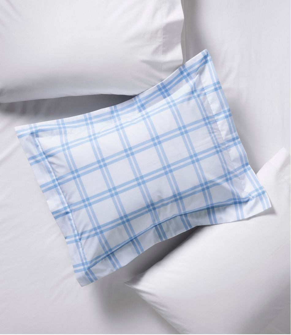 280-Thread-Count Pima Cotton Percale Comforter Cover Collection, Windowpane