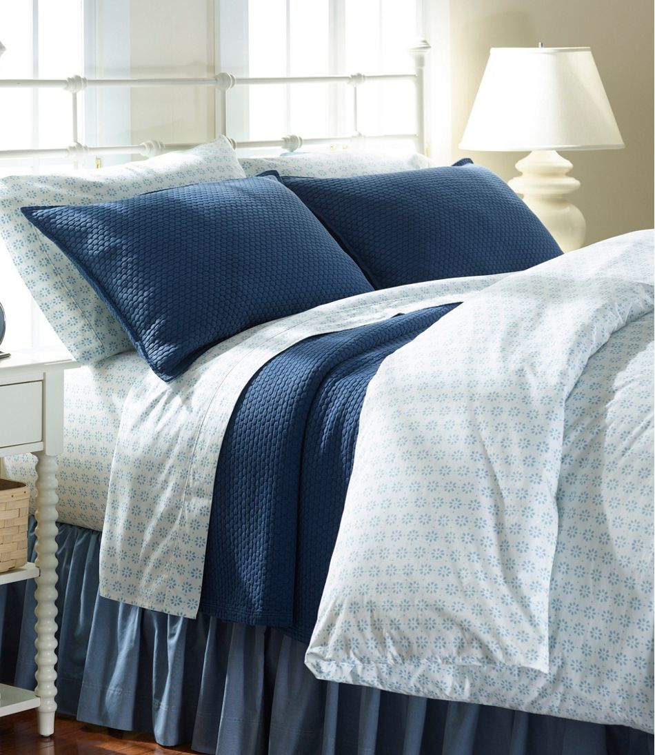 Sunwashed Percale Comforter Cover, Print