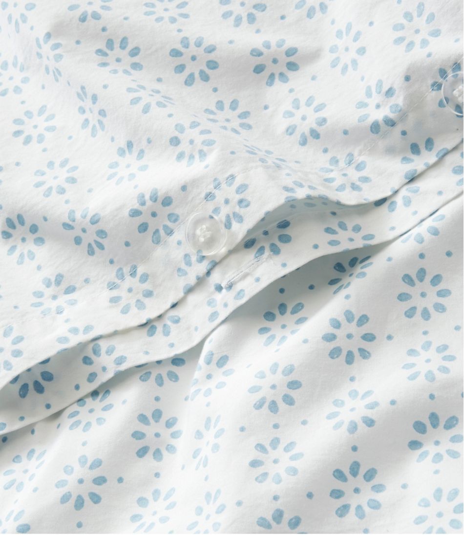Sunwashed Percale Comforter Cover, Print