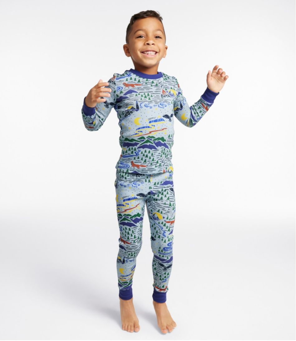 Kids' Organic Cotton Fitted Pajamas