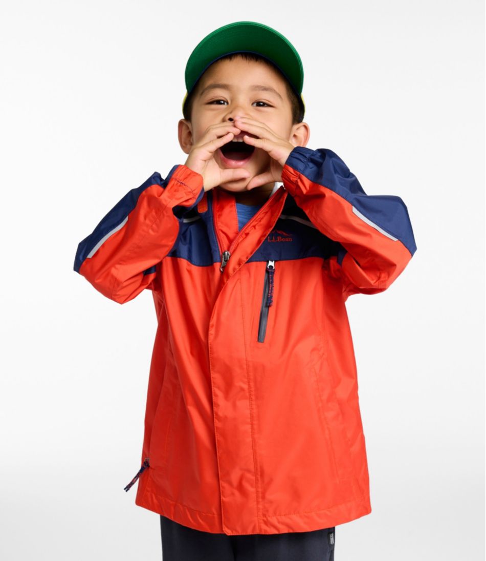 Kids' Trail Model Rain Jacket, Colorblock