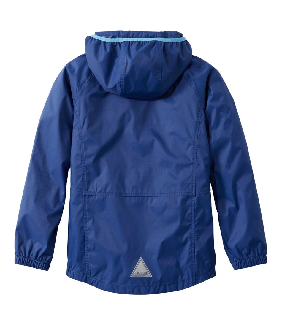 Kids' Wind and Rain Jacket, Reflective Zipper