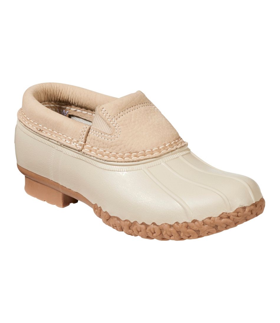 Women's Bean Boots, Slip-On Rubber Mocs