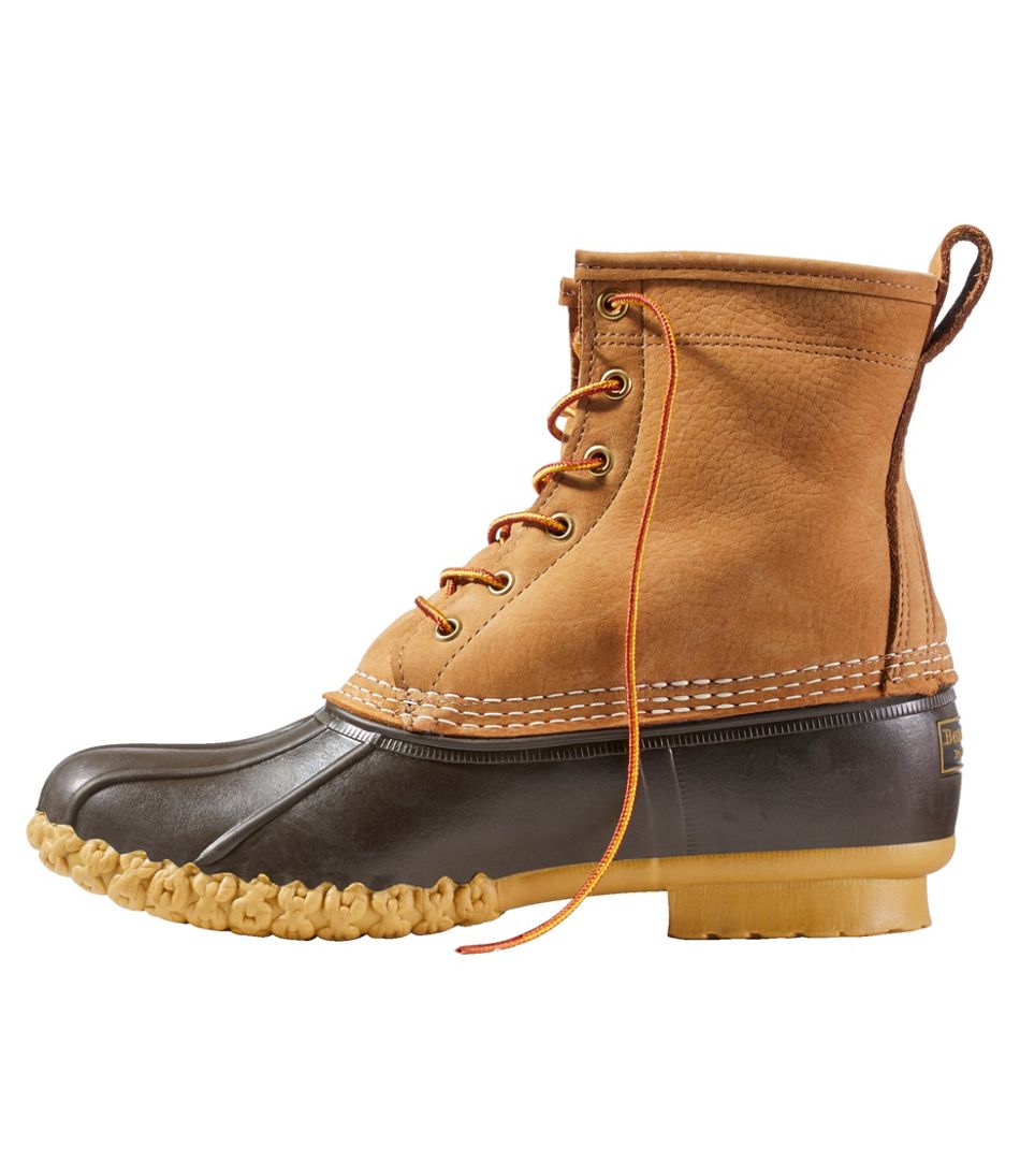 Men's Bean Boots, 8" Fleece-Lined Insulated