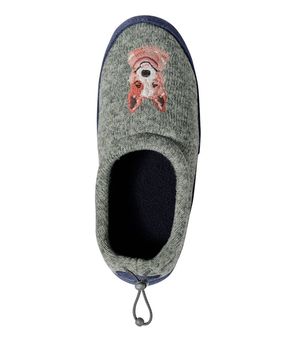 Kids' Sweater Fleece Slippers, Motif
