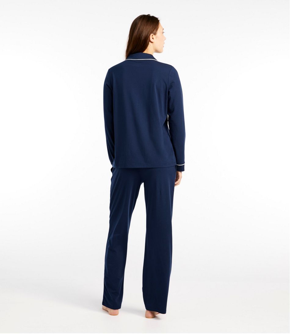 Women's Super-Soft Shrink-Free Pajama Set, Button-Front