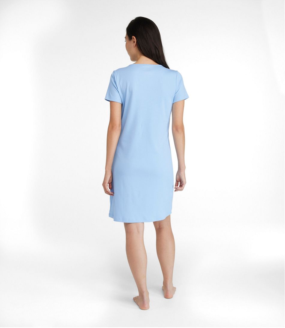 Women's Supima® Nightgown, Short-Sleeve