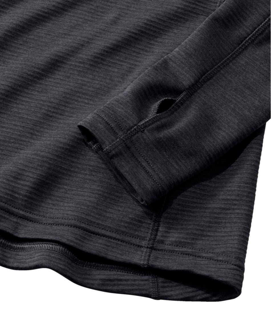 Women's Midweight Base Layer Crew Top, 1/4 Zip