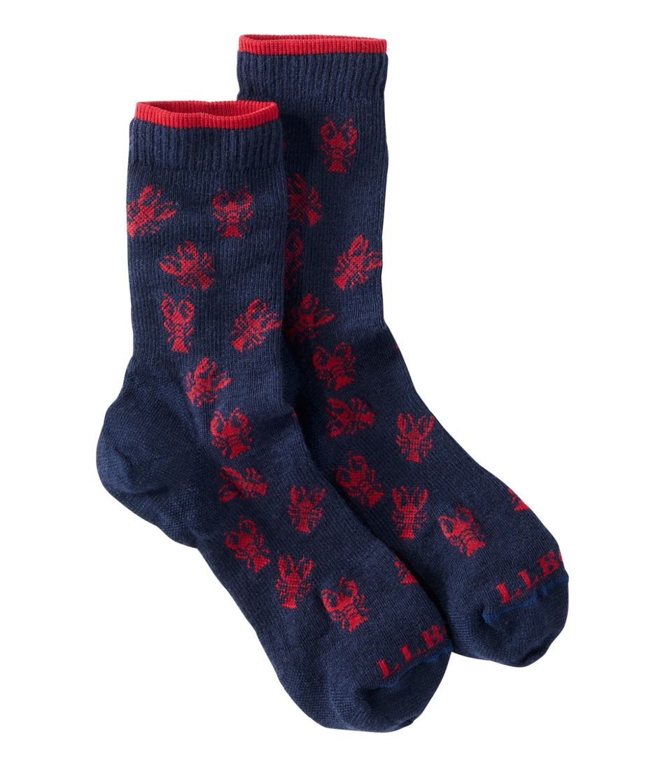 Adults' Maine Motif Socks