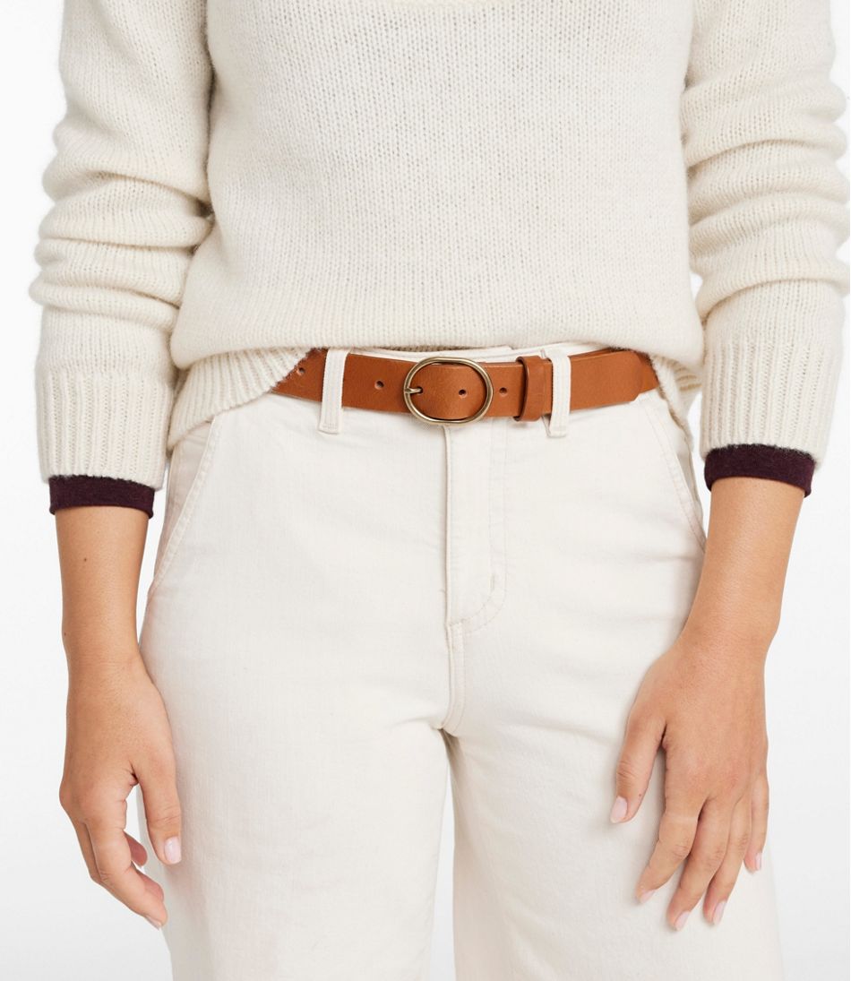 Women's Oval Buckle Belt