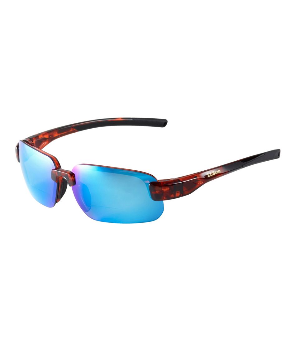 Adults' Polarized Performance BiFocal Rimless Mirror Sunglasses