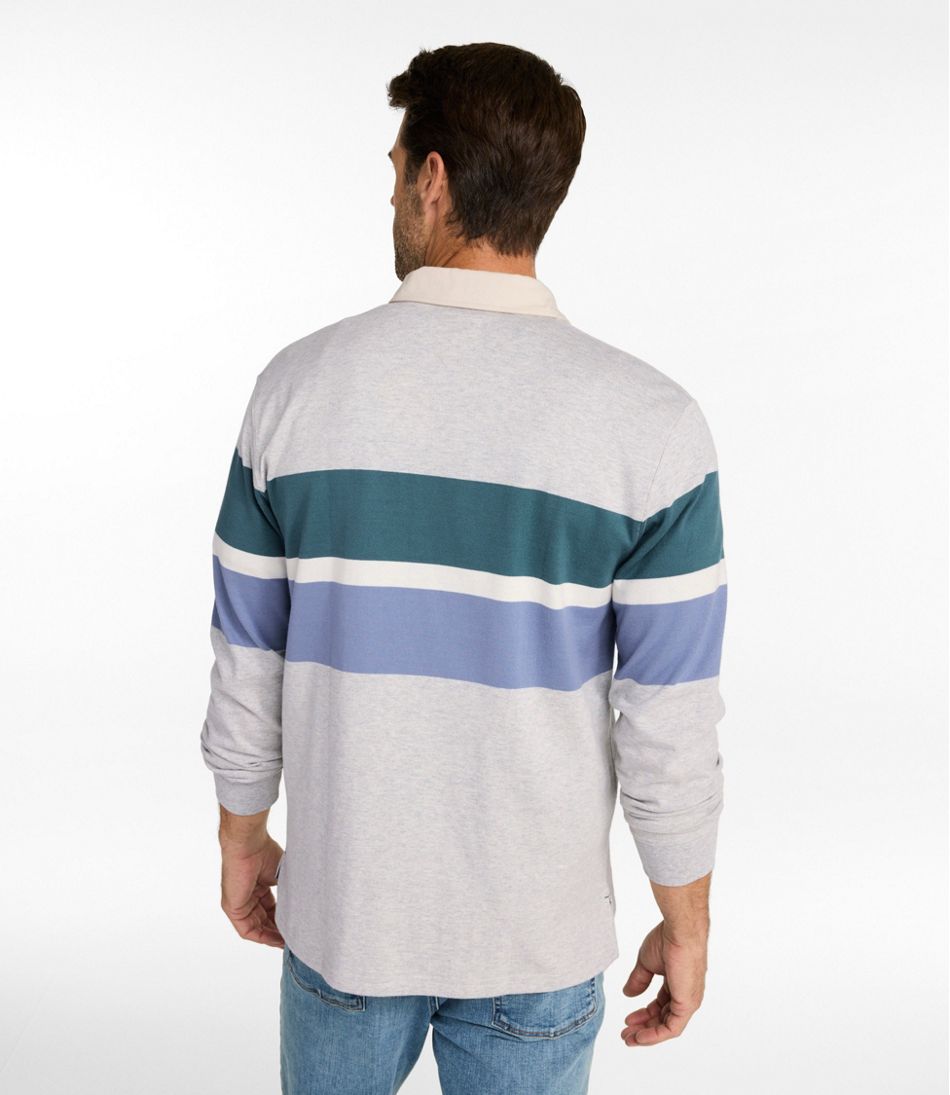 Men's Bean's Vintage Soft Rugby, Chest Stripe